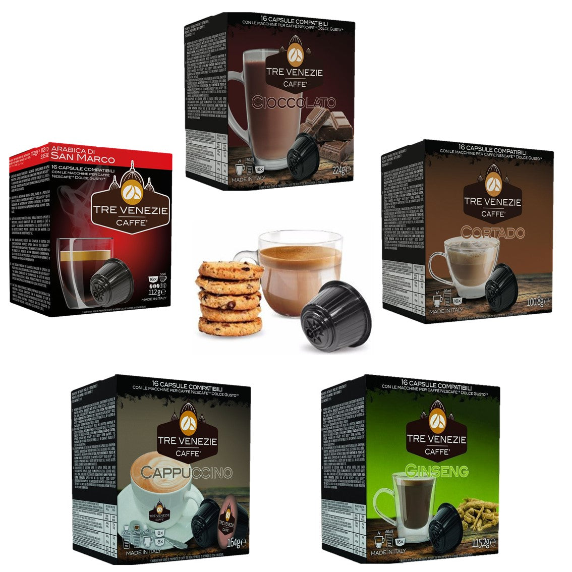 Espresso 100% Arabica 16 Capsule Compatibili Con Macchine Nescafé Dolce  Gusto* 96 G -  